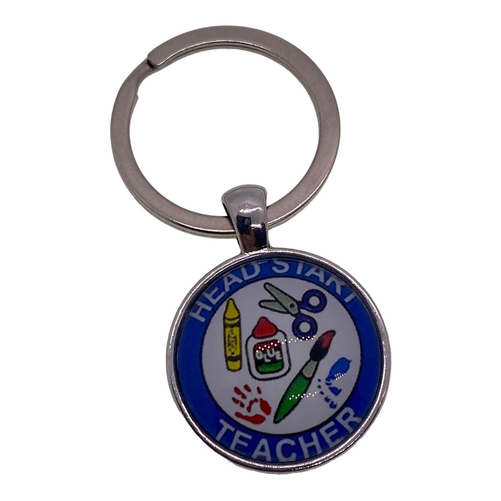 Head Start Teacher Key Chain Ring in Gift Box